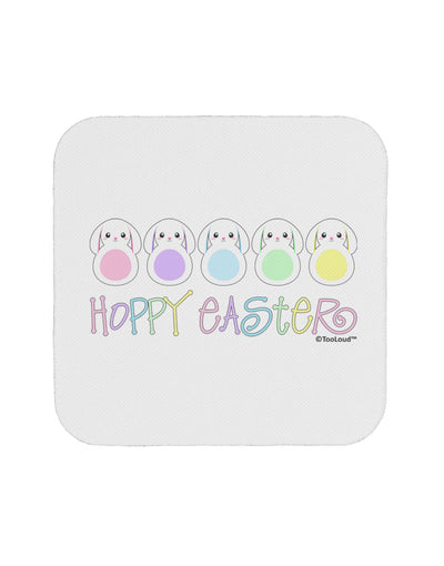 Cute Pastel Bunnies - Hoppy Easter Coaster by TooLoud-Coasters-TooLoud-White-Davson Sales