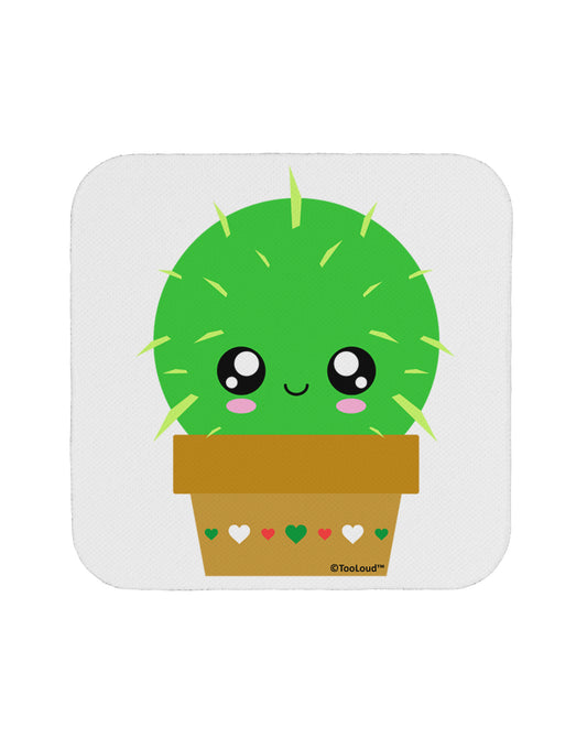 Cute Cactus Design Coaster by TooLoud-Coasters-TooLoud-White-Davson Sales