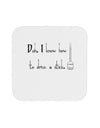 Duh I know How to Drive a Stick - Funny Coaster-Coasters-TooLoud-White-Davson Sales