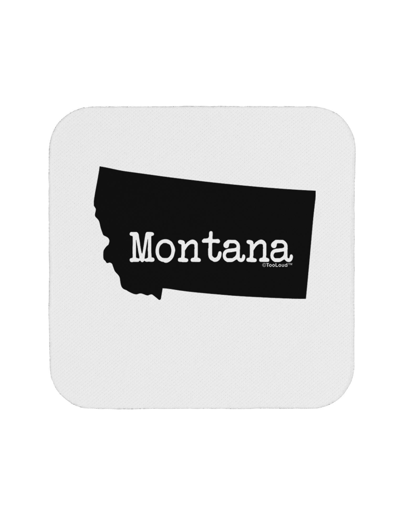 Montana - United States Shape Coaster by TooLoud-Coasters-TooLoud-White-Davson Sales
