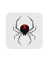 Black Widow Spider Design Coaster-Coasters-TooLoud-White-Davson Sales