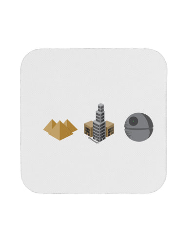 History of Architecture Funny Sci-fi Coaster by TooLoud-Coasters-TooLoud-1-Davson Sales