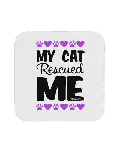 My Cat Rescued Me Coaster-Coasters-TooLoud-1-Davson Sales