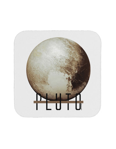 Planet Pluto Text Coaster by TooLoud-Coasters-TooLoud-1-Davson Sales