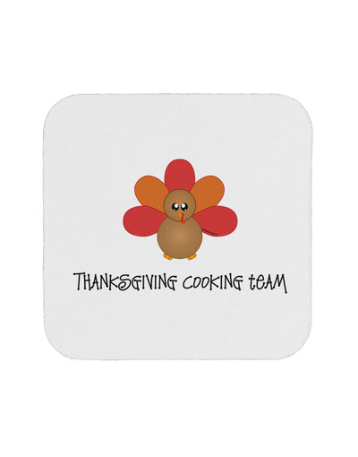 Thanksgiving Cooking Team - Turkey Coaster by TooLoud-Coasters-TooLoud-White-Davson Sales