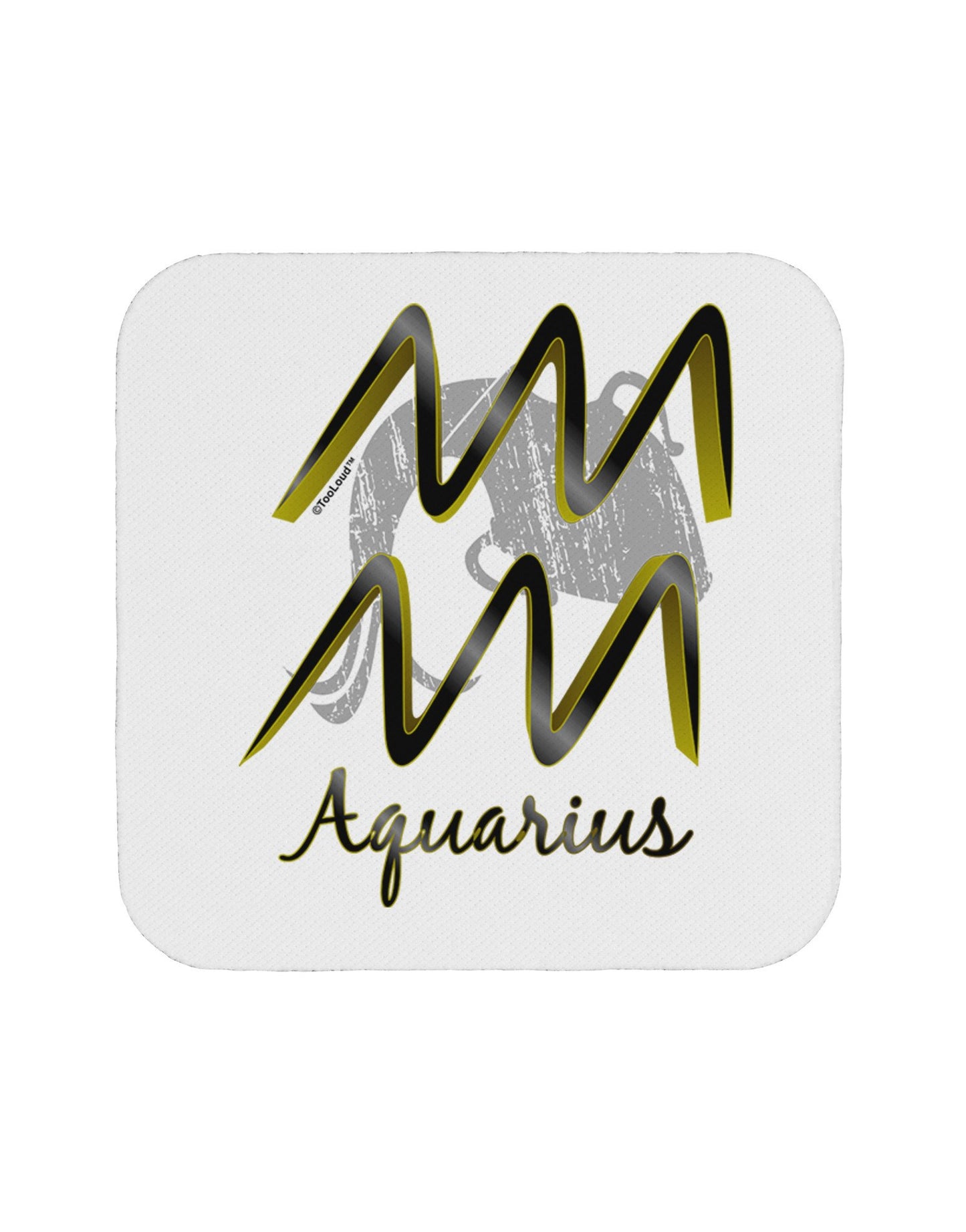 Aquarius Symbol Coaster-Coasters-TooLoud-12-Davson Sales