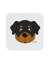 Cute Rottweiler Dog Coaster by TooLoud-Coasters-TooLoud-White-Davson Sales