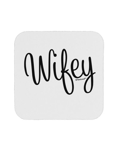 Wifey - Wife Design Coaster by TooLoud-Coasters-TooLoud-White-Davson Sales