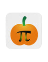 Pumpkin Pi Pumpkin Pie Thanksgiving Coaster-Coasters-TooLoud-White-Davson Sales