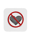 No Love Symbol Coaster-Coasters-TooLoud-1-Davson Sales