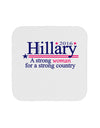 Hillary A Strong Woman Coaster-Coasters-TooLoud-White-Davson Sales