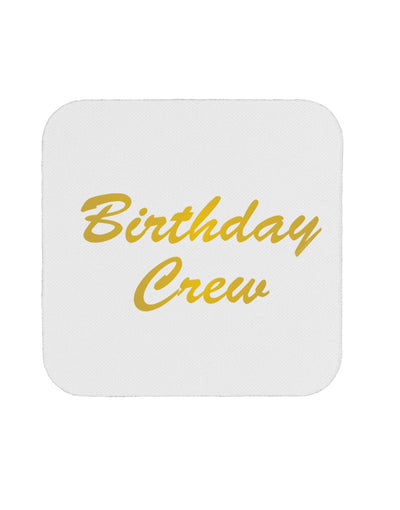 Birthday Crew Text Coaster by TooLoud-Coasters-TooLoud-1-Davson Sales