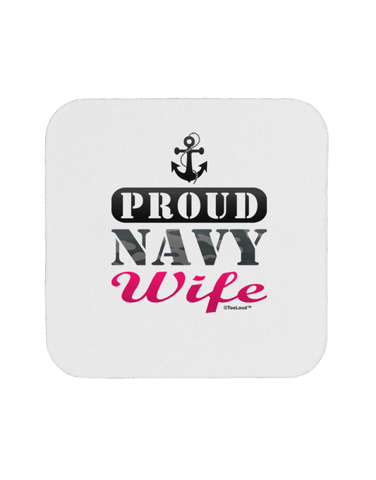 Proud Navy Wife Coaster-Coasters-TooLoud-1-Davson Sales