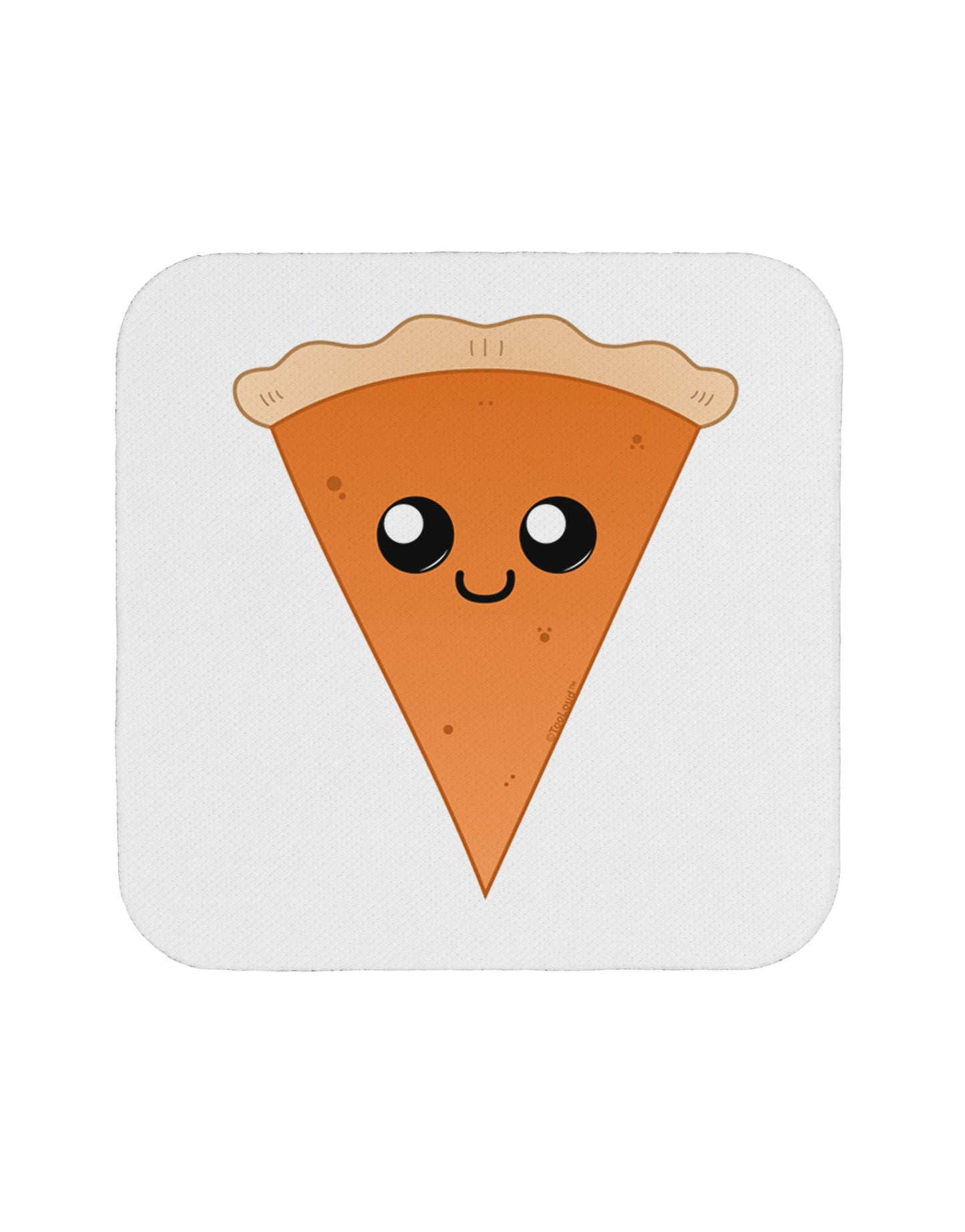 Cute Pie Slice - Thanksgiving Coaster-Coasters-TooLoud-White-Davson Sales