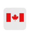 Canadian Flag Maple Leaf Colors Coaster-Coasters-TooLoud-White-Davson Sales
