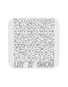 Let It Snow Text Snowflakes - Christmas Coaster-Coasters-TooLoud-White-Davson Sales