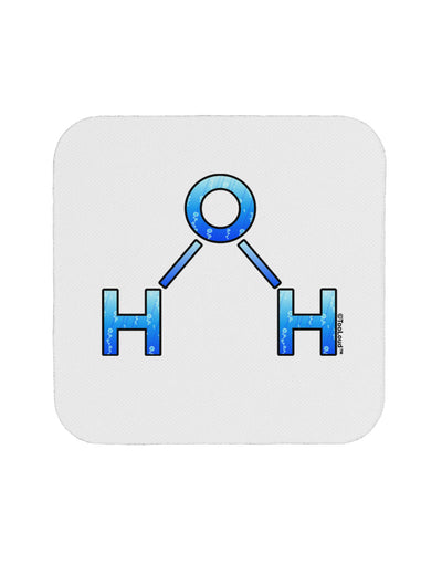 Water Molecule Coaster by TooLoud-Coasters-TooLoud-White-Davson Sales