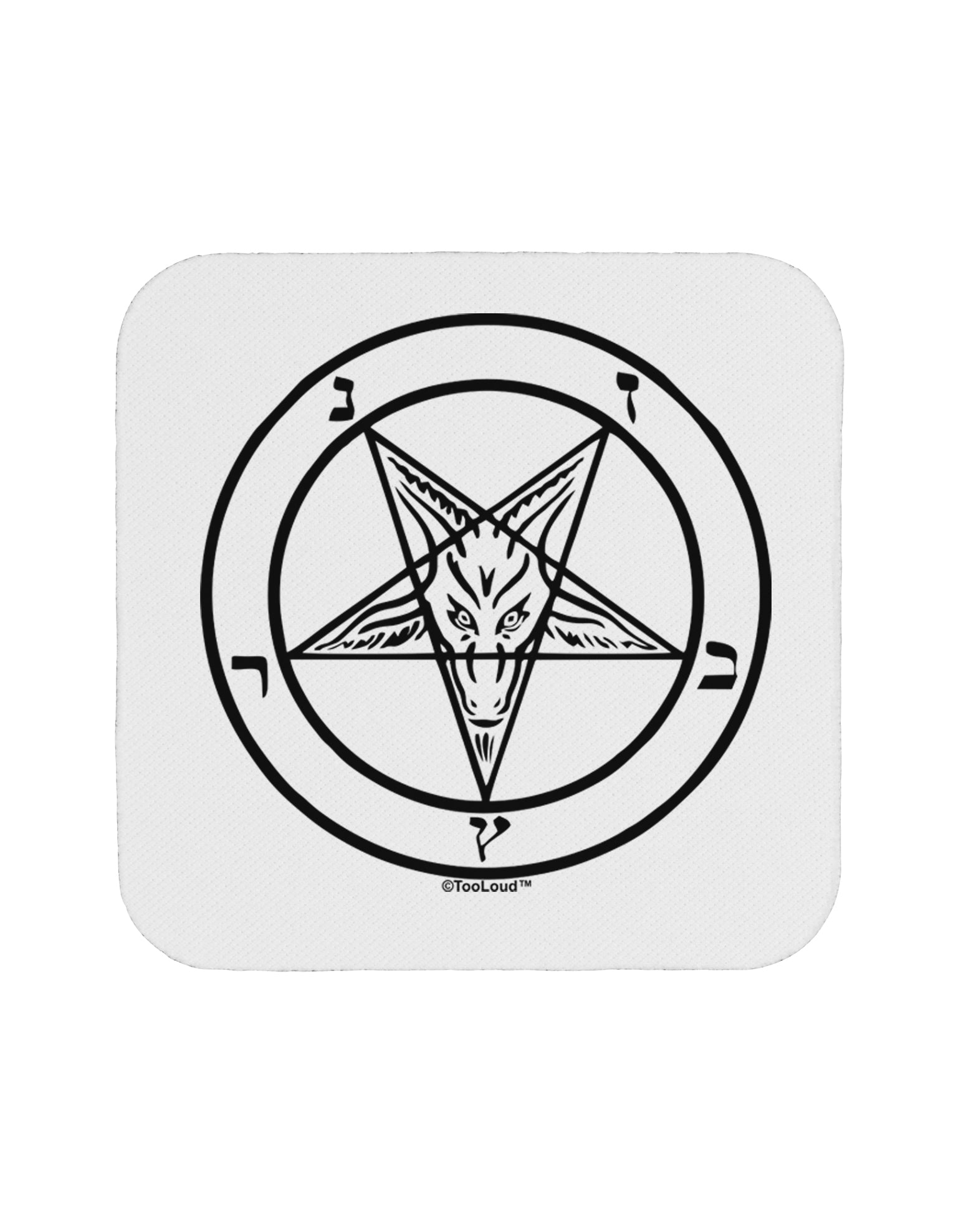 Sigil of Baphomet Coaster by TooLoud-TooLoud-1-Davson Sales