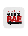 He's BAE - Left Arrow Coaster-Coasters-TooLoud-1-Davson Sales