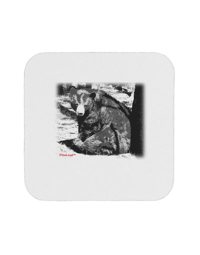 Creepy Black Bear Coaster-Coasters-TooLoud-1-Davson Sales