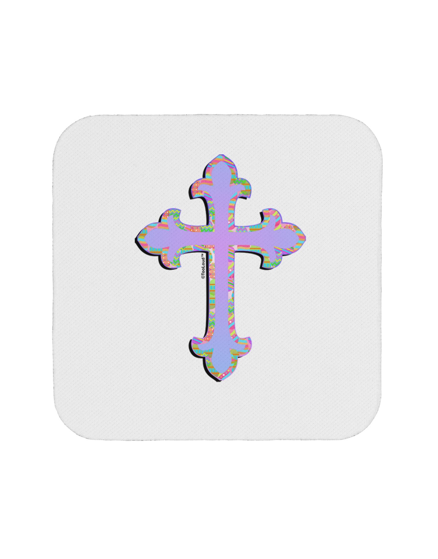 Easter Color Cross Coaster-Coasters-TooLoud-1-Davson Sales