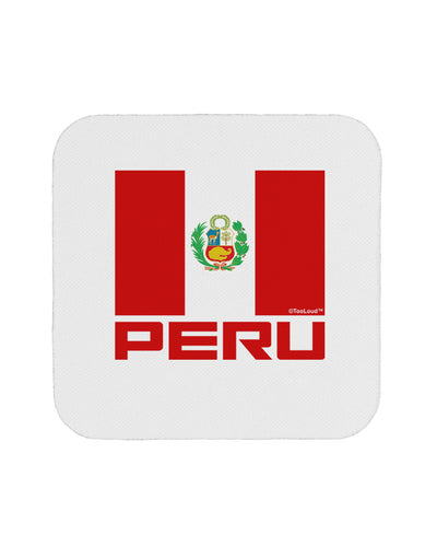 Peru Flag Coaster-Coasters-TooLoud-1-Davson Sales