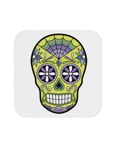 Version 7 Poison Day of the Dead Calavera Coaster-Coasters-TooLoud-White-Davson Sales