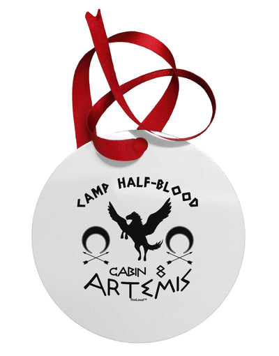 Camp Half Blood Cabin 8 Artemis Collapsible Neoprene Tall Can Insulator by TooLoud