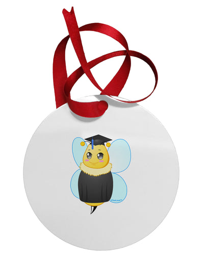 Graduation Bee Collapsible Neoprene Tall Can Insulator by TooLoud-TooLoud-White-Davson Sales