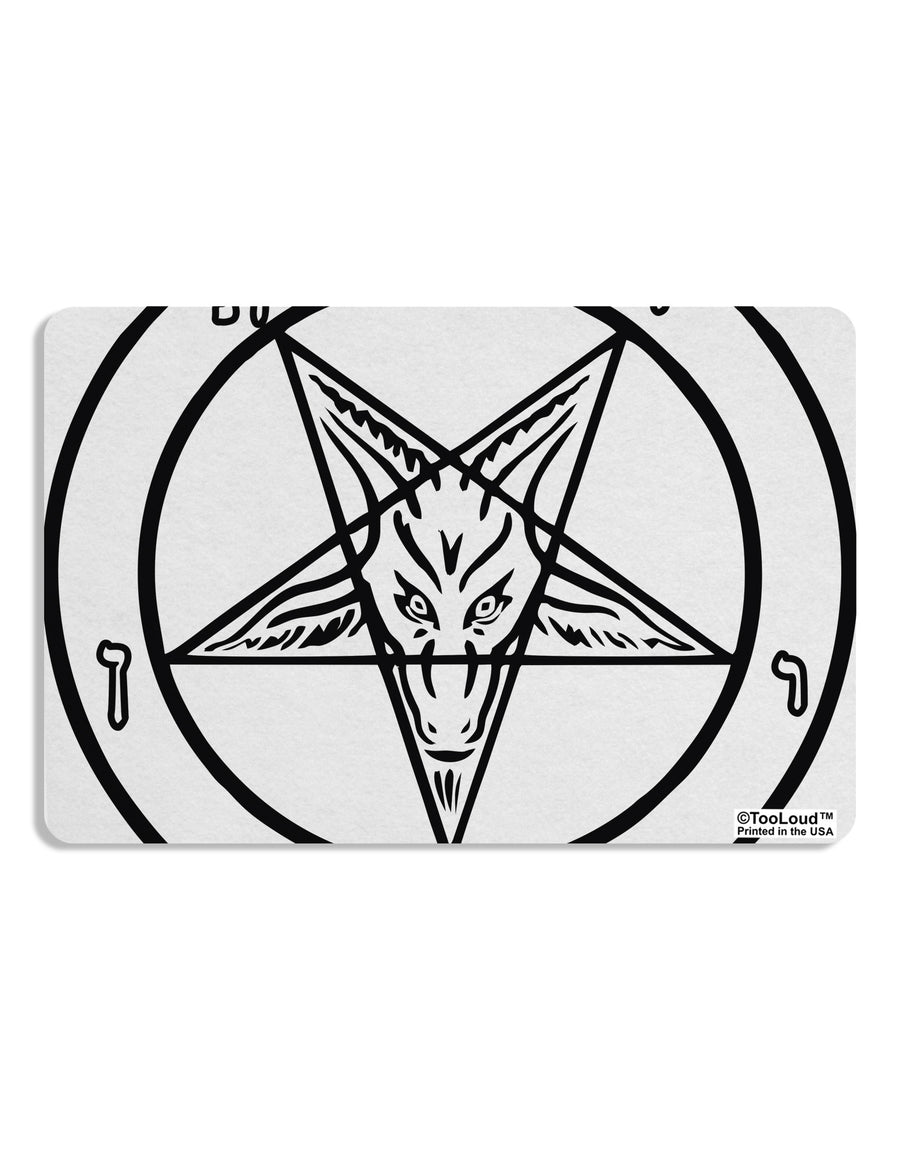 Official Sigil of Baphomet Placemat All Over Print Set of 4 Placemats-Placemat-TooLoud-White-Davson Sales