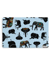 Mixed Elephants AOP Placemat All Over Print Set of 4 Placemats-Placemat-TooLoud-White-Davson Sales