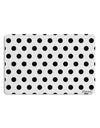 Black Polka Dots on White Placemat All Over Print by TooLoud Set of 4 Placemats-Placemat-TooLoud-White-Davson Sales