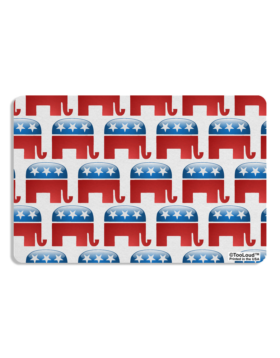 Republican Symbol All Over Placemat All Over Print Set of 4 Placemats-Placemat-TooLoud-White-Davson Sales