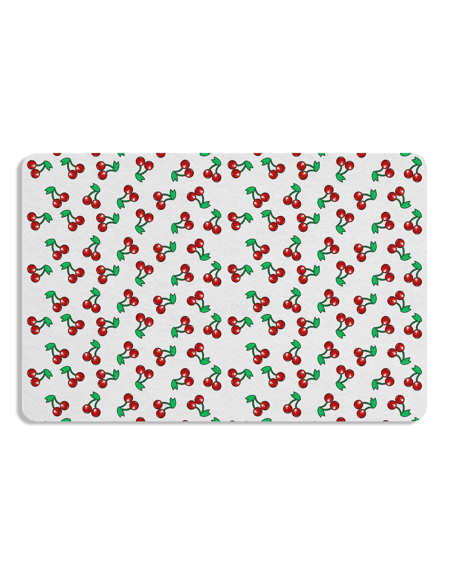 Cherries Everywhere Placemat by TooLoud Set of 4 Placemats-Placemat-TooLoud-White-Davson Sales