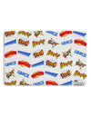 Onomatopoeia All Over Print Placemat All Over Print Set of 4 Placemats-Placemat-TooLoud-White-Davson Sales