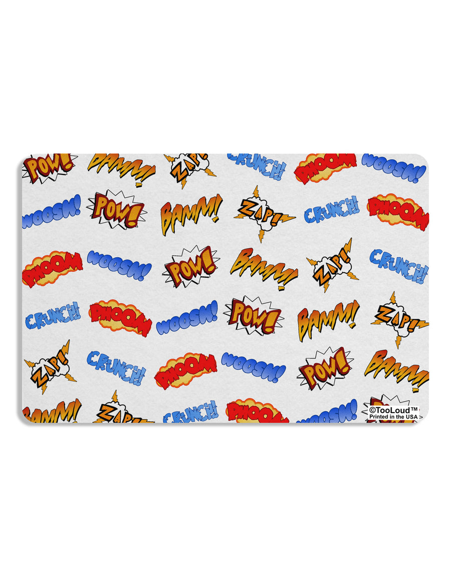 Onomatopoeia All Over Print Placemat All Over Print Set of 4 Placemats-Placemat-TooLoud-White-Davson Sales