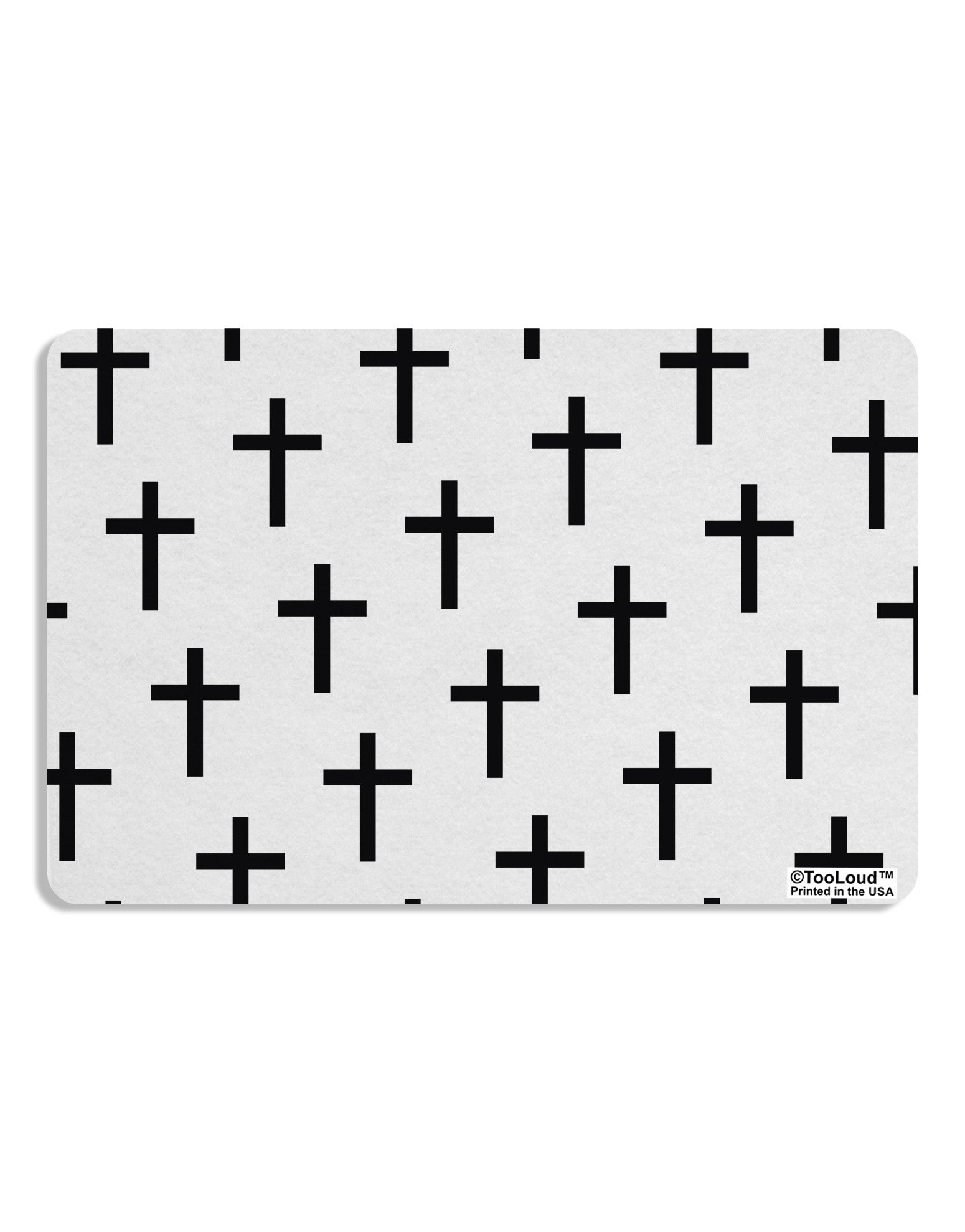 Christian Crosses Placemat All Over Print Set of 4 Placemats-Placemat-TooLoud-White-Davson Sales