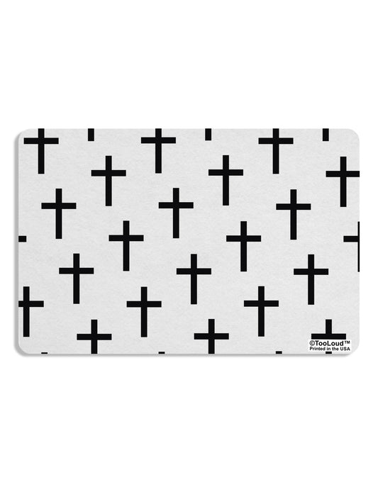 Christian Crosses Placemat All Over Print Set of 4 Placemats-Placemat-TooLoud-White-Davson Sales