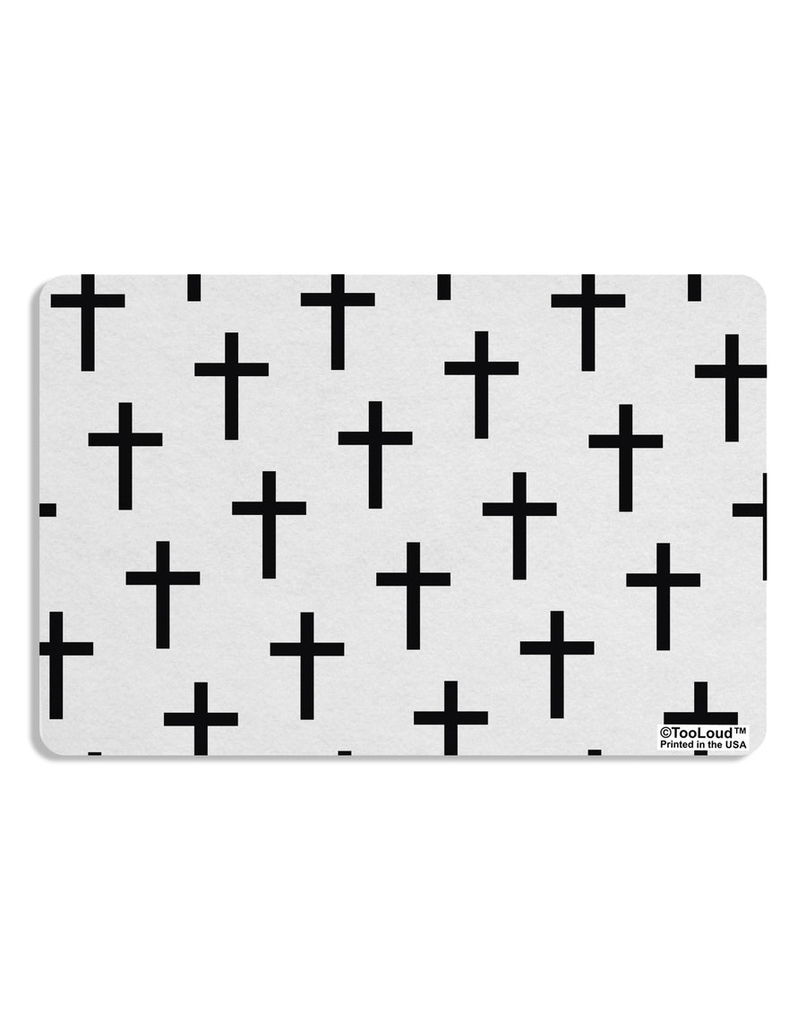 Christian Crosses Placemat All Over Print Set of 4 Placemats-Placemat-TooLoud-White-Davson Sales