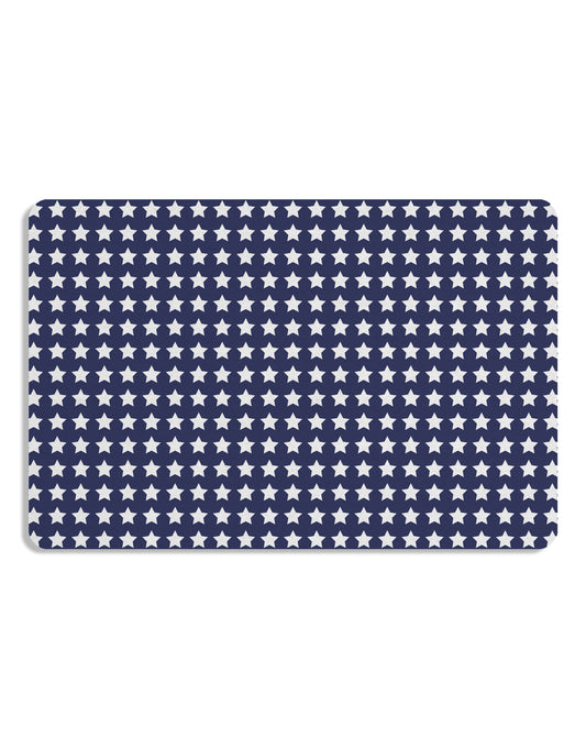 Americana Stars Pattern Placemat All Over Print Set of 4 Placemats-Placemat-TooLoud-White-Davson Sales