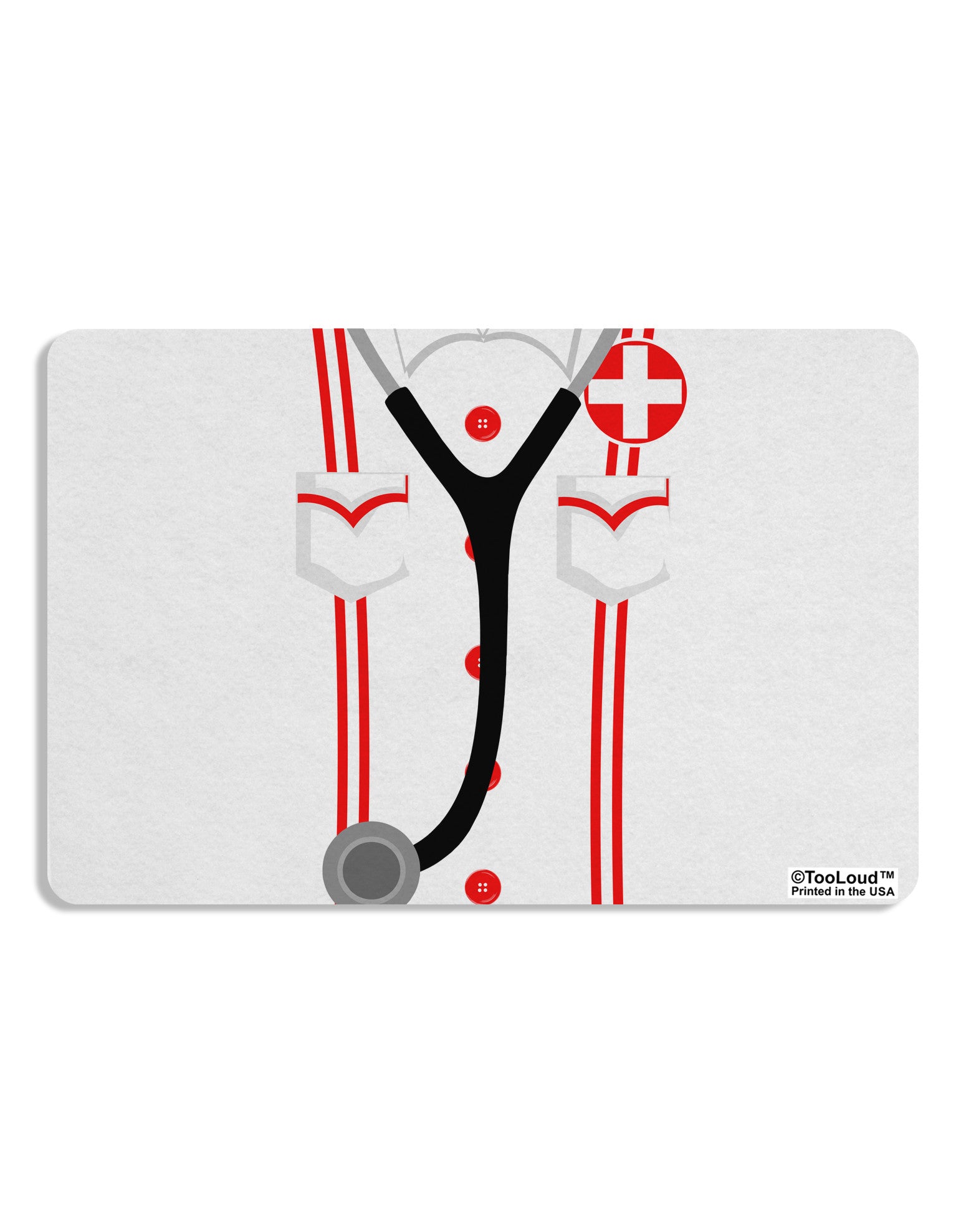 Nurse AOP Placemat All Over Print Set of 4 Placemats-Placemat-TooLoud-White-Davson Sales