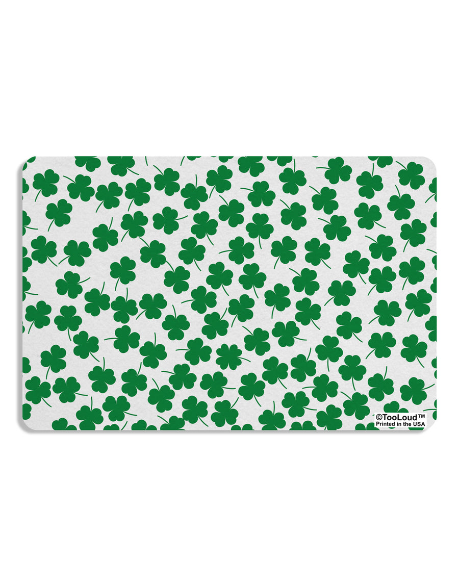 Find the 4 Leaf Clover Shamrocks Placemat All Over Print Set of 4 Placemats-Placemat-TooLoud-White-Davson Sales