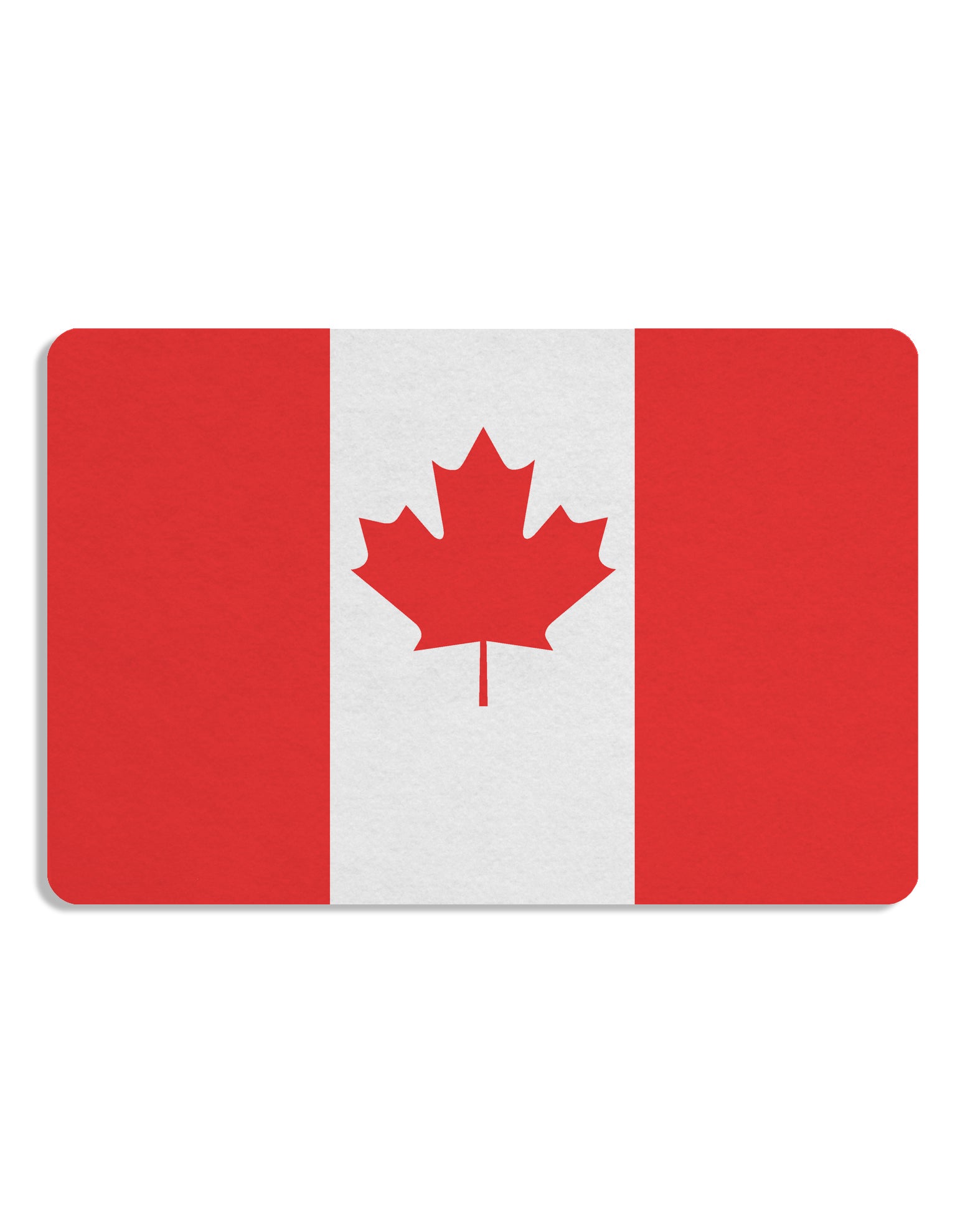 Canadian Flag All Over Placemat All Over Print by TooLoud Set of 4 Placemats-Placemat-TooLoud-White-Davson Sales