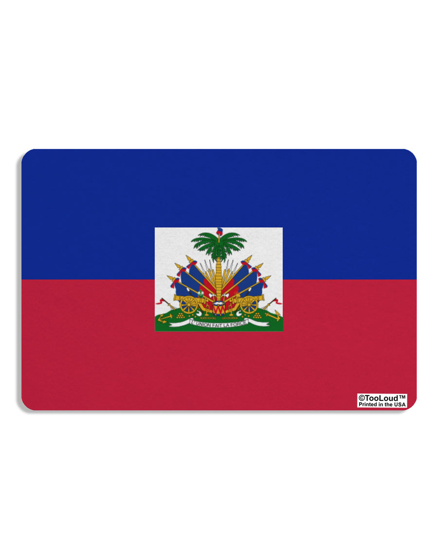 Haiti Flag AOP Placemat All Over Print Set of 4 Placemats-Placemat-TooLoud-White-Davson Sales