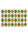 Irish Colors Argyle Pattern Placemat All Over Print Set of 4 Placemats-Placemat-TooLoud-White-Davson Sales