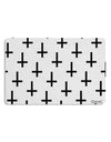 Inverted Crosses Placemat All Over Print Set of 4 Placemats-Placemat-TooLoud-White-Davson Sales