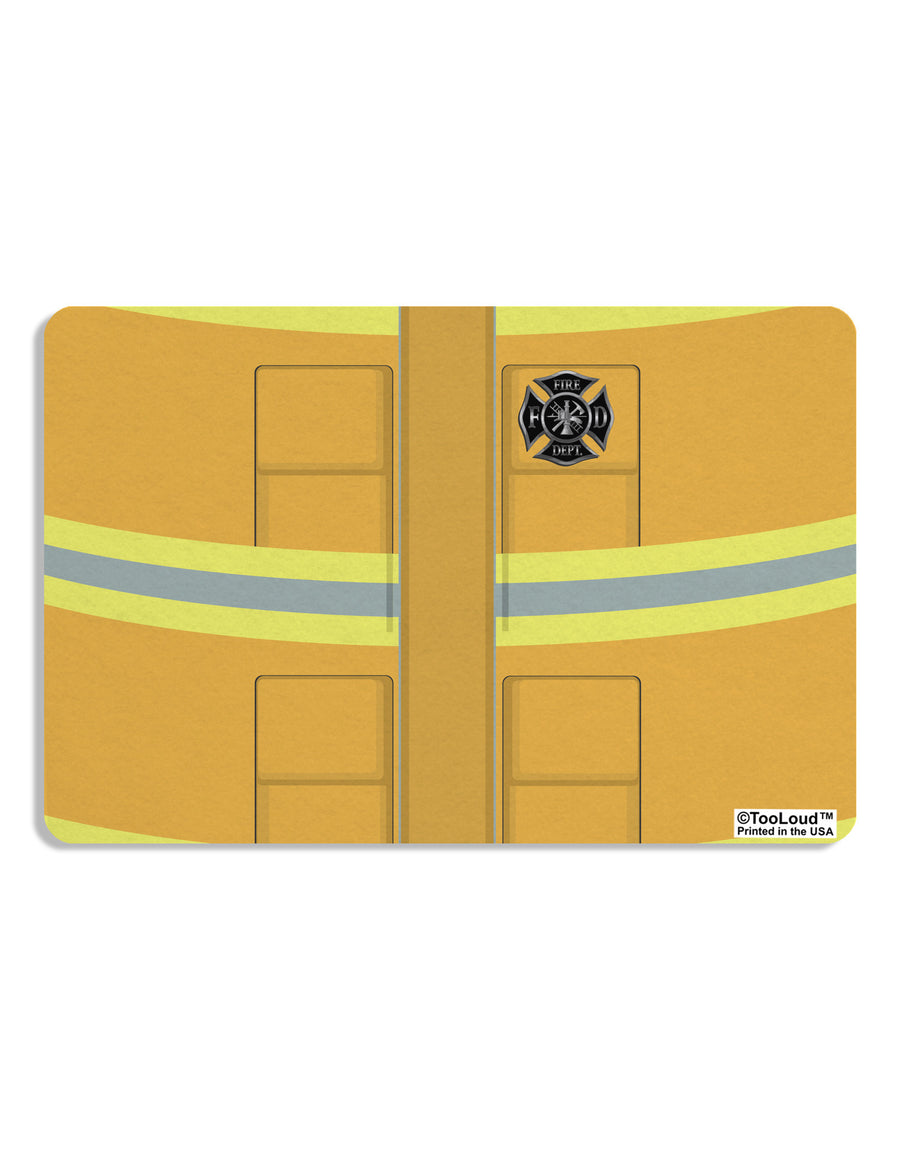 Firefighter Yellow AOP Placemat All Over Print Set of 4 Placemats-Placemat-TooLoud-White-Davson Sales