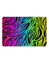 Rainbow Zebra Print Placemat All Over Print Set of 4 Placemats
