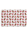 Pomeranian Hearts AOP Placemat All Over Print Set of 4 Placemats-Placemat-TooLoud-White-Davson Sales