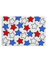 Red White And Blue Stars Placemat by TooLoud Set of 4 Placemats-Placemat-TooLoud-White-Davson Sales